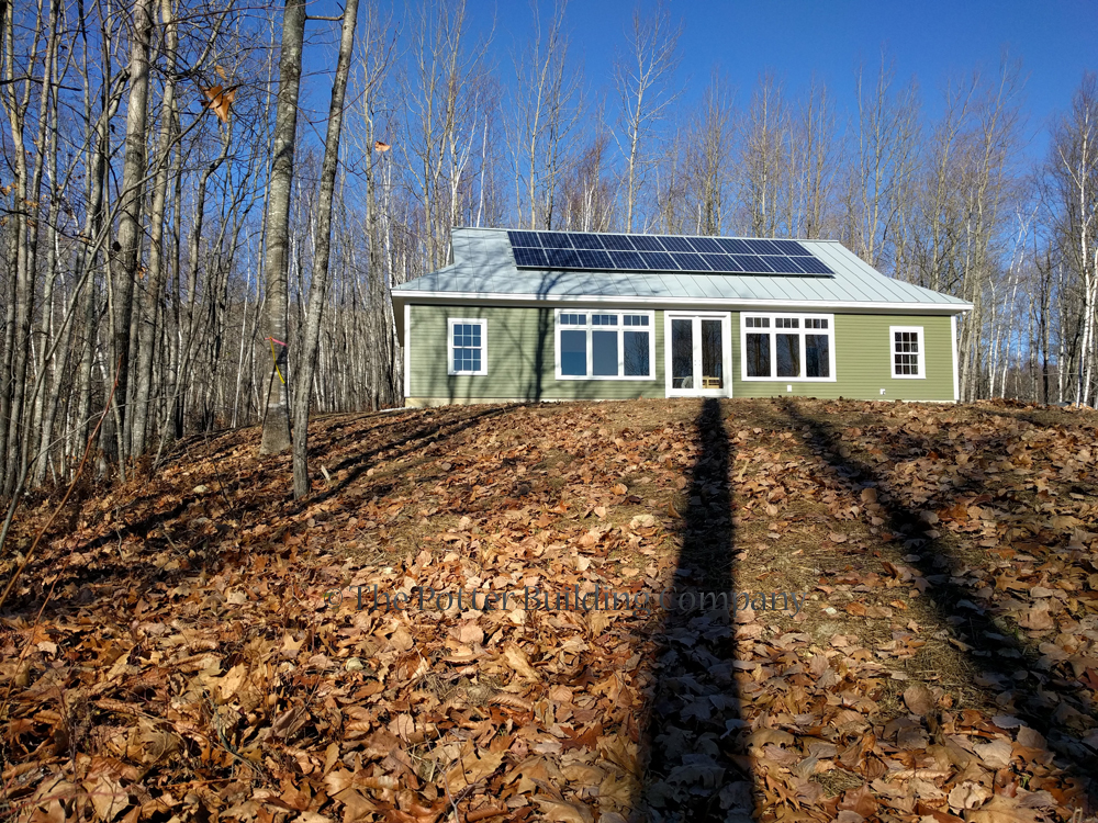 New SIPS Home in Lincolnville, Maine with Solar Power