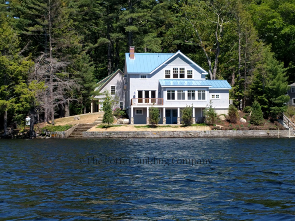 Megunitcook Lake Cottage Rebuilt in Camden, Maine